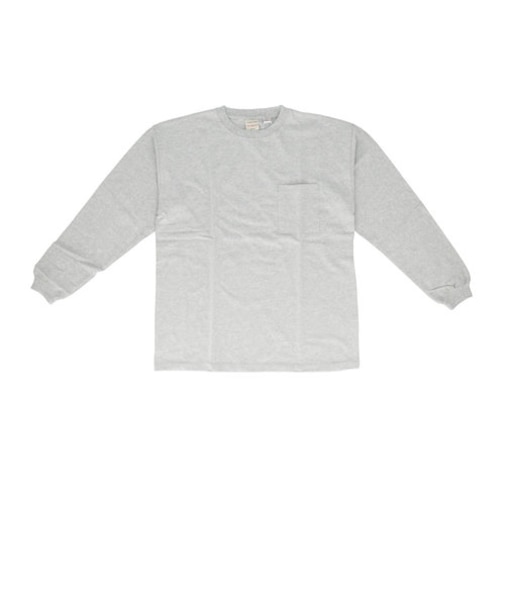 【当商品送料無料】メンズ 長袖tシャツ 通販 BIGTシャツ 男性 ロングスリープ ポケット付 袖リブ 長袖Tシャツ 長そで 無地 シンプル