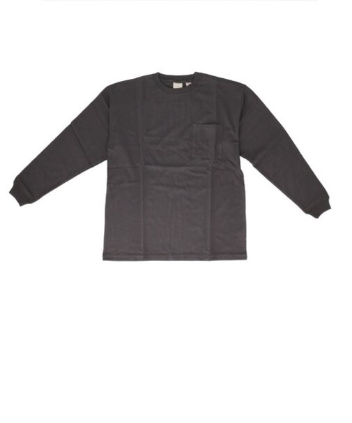 【当商品送料無料】メンズ 長袖tシャツ 通販 BIGTシャツ 男性 ロングスリープ ポケット付 袖リブ 長袖Tシャツ 長そで 無地 シンプル