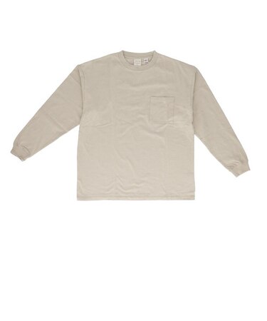 【当商品送料無料】メンズ 長袖tシャツ 通販 BIGTシャツ 男性 ロングスリープ ポケット付 袖リブ 長袖Tシャツ 長そで 無地 シンプル