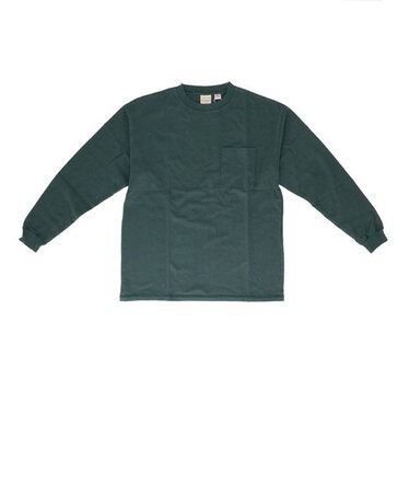 【当商品送料無料】メンズ 長袖tシャツ 通販 BIGTシャツ 男性 ロングスリープ ポケット付 袖リブ 長袖Tシャツ 長そで 無地 シンプル