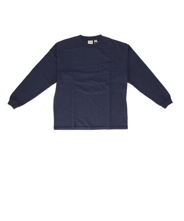 【当商品送料無料】メンズ 長袖tシャツ 通販 BIGTシャツ 男性 ロングスリープ ポケット付 袖リブ 長袖Tシャツ 長そで 無地 シンプル