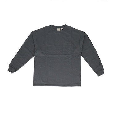 【当商品送料無料】メンズ 長袖tシャツ 通販 BIGTシャツ 男性 ロングスリープ ポケット付 袖リブ 長袖Tシャツ 長そで 無地 シンプル