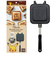 【当商品送料無料】ホットサンドメーカー 直火 通販 キャラクター グッズ ホットサンド焼き器 ホットサンドパン アルミ製 ホットサンド 2枚