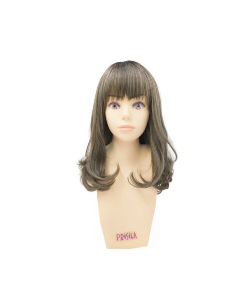 【当商品送料無料】プリシラ オールウィッグ prisila CTA-693 通販 カラーウィッグ フルウィッグ フリルカールミディ グラデーション