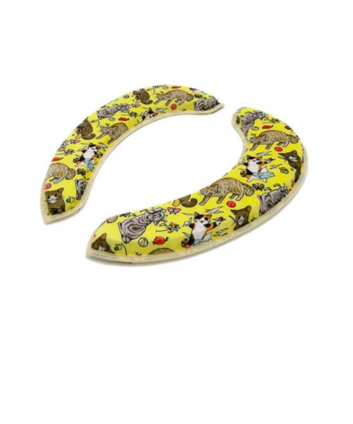 【当商品送料無料】フェリシモ猫部 マシュマロ 便座クッション 通販 便座カバー トイレカバー トイレシート 便座 補高便座 クッション カバー ｏ型