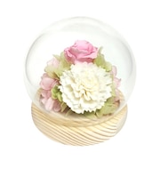 【当商品送料無料】ガラスドーム インテリア アレンジメント 通販 フラワーアレンジメント プリザーブドフラワー プリザードフラワー フラワーギフト