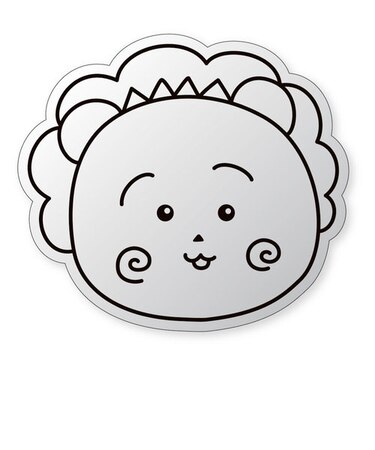 【当商品送料無料】ウォールミラー おしゃれ 通販 鏡 壁掛け ミラー かがみ 軽量 インテリアミラー ミッフィー キャラクター グッズ 壁に貼る