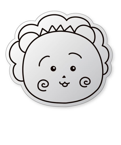 【当商品送料無料】ウォールミラー おしゃれ 通販 鏡 壁掛け ミラー かがみ 軽量 インテリアミラー ミッフィー キャラクター グッズ 壁に貼る