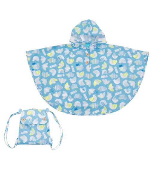 【当商品送料無料】レインコート ポンチョ キッズ 通販 クッカヒッポ 90cm 90センチ レインウェア カッパ かっぱ 通園 2歳 梅雨 雨 雨天