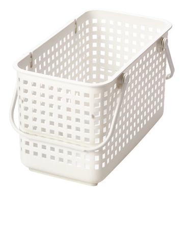 【当商品送料無料】ランドリーバスケット スリム 通販 Mサイズ 洗濯かご 洗面所 スタッキング 洗濯 洗濯機横 脱衣かご 脱衣所 洗濯物 分別 白物