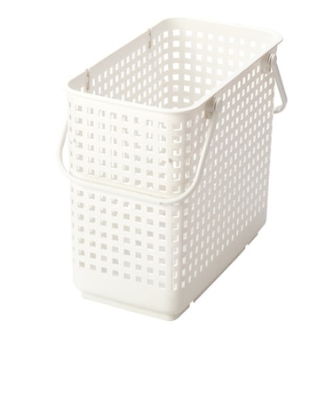 【当商品送料無料】ランドリーバスケット スリム 通販 Lサイズ スタッキング 洗濯かご 洗面所 脱衣かご 脱衣所 洗濯 洗濯機横 白物 色柄物