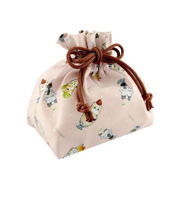 【当商品送料無料】モフサンド にゃん グッズ 通販 mofusand お弁当袋 巾着 ポリエステル ランチ巾着 ランチバッグ 巾着袋 お弁当