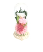 【当商品送料無料】プリザーブドフラワー 仏花 通販 お供えガラスドーム 光莉 ひかり お供え物 おしゃれ 枯れない 水やり不要 法事 花 お盆