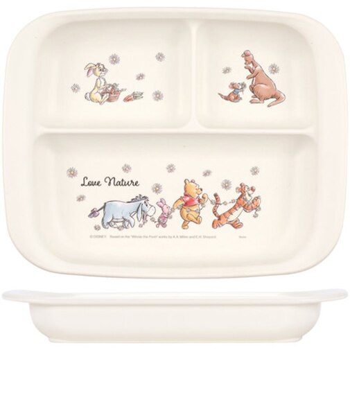 【当商品送料無料】ベビー食器 キャラクター ランチプレート 通販 赤ちゃん 食器 仕切り皿 皿 お皿 すくいやすい SKATER スケーター