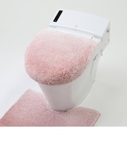【当商品送料無料】グラデ 兼用フタカバー 通販 ふたカバー 蓋カバー カバー トイレ シンプル 無地 グラデーション ふんわり フタ ふた ヨコズナ