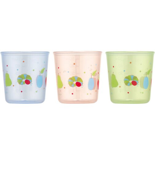 【当商品送料無料】ベビー コップ 3個セット 通販 赤ちゃん食器 カップ 3個入り キッズ 子供 子ども 男の子 女の子 食洗機対応 抗菌
