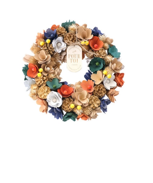 【当商品送料無料】ナチュラルリース L 通販 リース 造花 お花 フラワーアレンジメント プリザーブドフラワー フラワーギフト 箱入り 年中