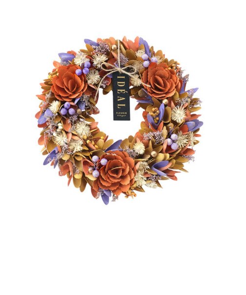 【当商品送料無料】ナチュラルリース L 通販 リース 造花 お花 フラワーアレンジメント プリザーブドフラワー フラワーギフト 箱入り 年中