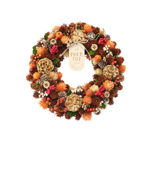 【当商品送料無料】ナチュラルリース L 通販 リース 造花 お花 フラワーアレンジメント プリザーブドフラワー フラワーギフト 箱入り 年中