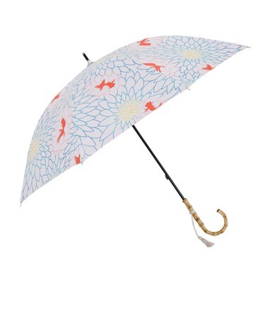 【当商品送料無料】河馬印本舗 晴雨兼用 長傘 通販 手開き 晴雨兼用傘 日傘 雨傘 傘 かさ UVカット 完全遮光 和柄 和風 モダン 手動