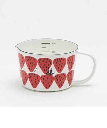 【当商品送料無料】ホーロー 計量カップ 通販 琺瑯 ほうろう メジャーカップ 耐熱 おしゃれ かわいい レトロ デザイン 400ml 450ml