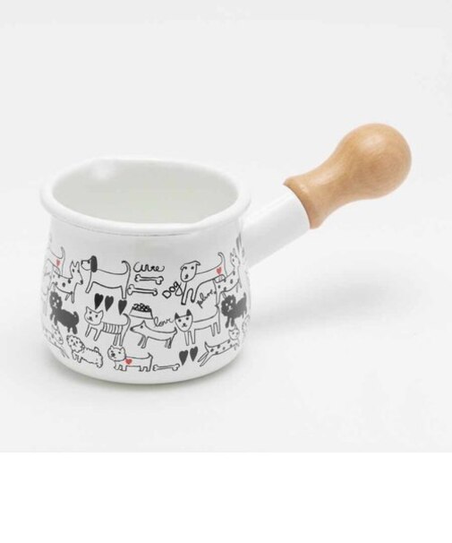 【当商品送料無料】ミルクパン ホーロー 通販 琺瑯 ほうろう ホーロー鍋 琺瑯鍋 片手鍋 小さめ ガス火専用 プチミルクパン 550ml おしゃれ