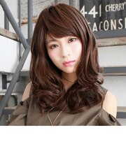 【当商品送料無料】プリシラ ウィッグ フルウィッグ 通販 ロング 自然 セミロング ミディアム 黒髪 カール かつら つけ毛 可愛い おしゃれ