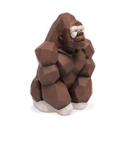 【当商品送料無料】キシマ 貯金箱 かわいい 通販 置物 オブジェ マネーバンク 木彫り調 木彫調 アニマル 動物 北欧 取り出せる 小銭 おこづかい