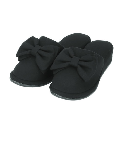 【当商品送料無料】スリッパ フォーマル 通販 レディース 女性 フォーマルスリッパ 黒スリッパ 前閉じ つま先閉じ 学校行事 参観日 授業参観