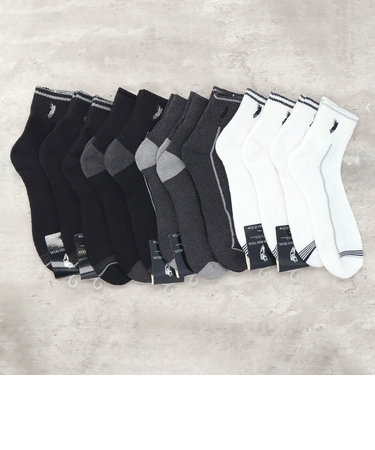 【当商品送料無料】靴下 メンズ 12足組 通販 ソックス 靴した スポーツソックス ショートソックス くつ下 紳士靴下 アンクレットソックス