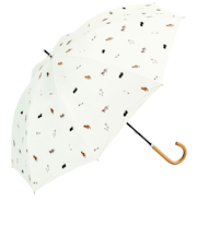 【当商品送料無料】because ビコーズ 晴雨兼用 長傘 通販 雨傘 日傘 晴雨兼用傘 傘 かさ カサ 婦人傘 紫外線遮蔽 UV対策