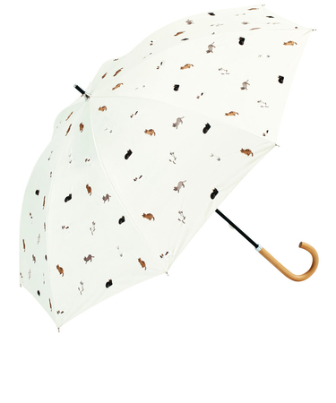【当商品送料無料】because ビコーズ 晴雨兼用 長傘 通販 雨傘 日傘 晴雨兼用傘 傘 かさ カサ 婦人傘 紫外線遮蔽 UV対策