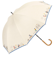 【当商品送料無料】because ビコーズ 晴雨兼用 長傘 通販 雨傘 日傘 晴雨兼用傘 傘 かさ カサ 婦人傘 紫外線遮蔽 UV対策