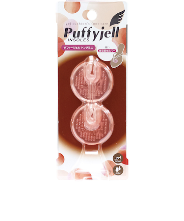 【当商品送料無料】サンダル 鼻緒 痛み 通販 Puffyjell パフィージェル トングプラスミニ トングカバー 靴ずれ防止パッド 靴擦れ防止パッド