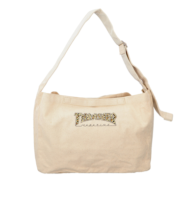 【当商品送料無料】スラッシャー ショルダーバッグ THRASHER THR-274 通販 ショルダーバック 斜め掛け 斜めがけ コットン メンズ