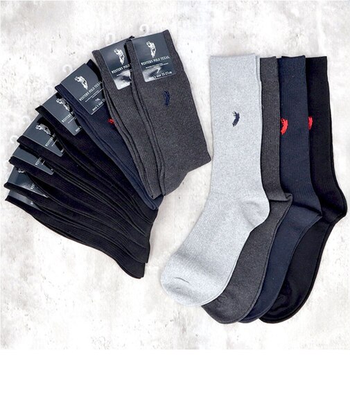【当商品送料無料】靴下 メンズ 12足組 通販 ソックス 靴した カジュアルソックス くつ下 紳士靴下 クルーソックス 紳士用 メンズソックス