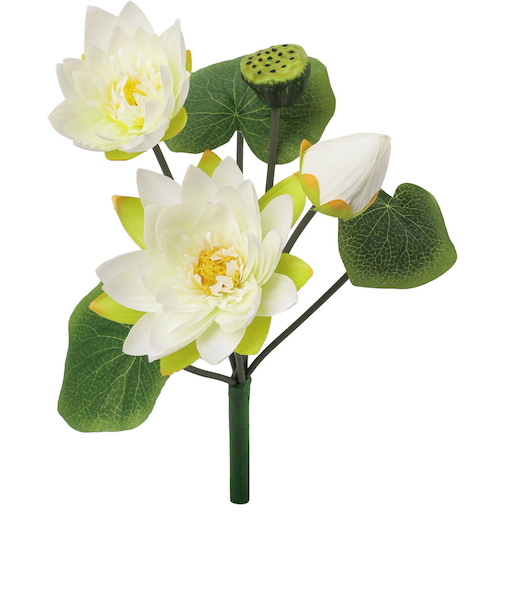 【当商品送料無料】蓮 花 造花 通販 蓮の花 はすの花 アーティフィシャルフラワー アーティフィシャルグリーン アートフラワー フェイクフラワー