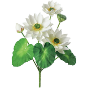 【当商品送料無料】蓮 花 造花 通販 蓮の花 はすの花 アーティフィシャルフラワー アーティフィシャルグリーン アートフラワー フェイクフラワー