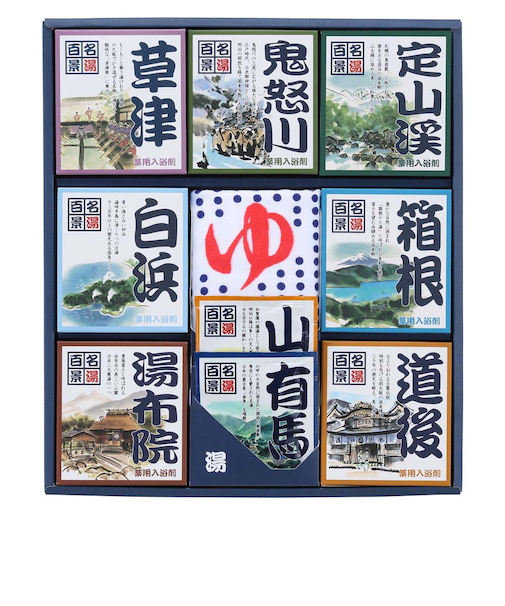 【当商品送料無料】入浴剤 詰め合わせ 通販 名湯百景 ギフト 30包入り 24包入り 温泉 プチギフト 贈り物 薬用入浴剤 五洲薬品 母の日 父の日