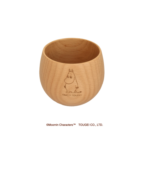 【当商品送料無料】ムーミン 食器 通販 木製 コップ カップ ラウンドコップ 北欧 MOOMIN 木製食器 キャラクター おしゃれ かわいい 天然木