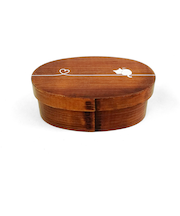 【当商品送料無料】弁当箱 曲げわっぱ M 通販 曲げわっぱ弁当箱 約 600ml まげわっぱ お弁当箱 Design わっぱ ランチボックス