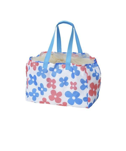 【当商品送料無料】レジカゴ用バッグ 軽量 通販 折りたたみ エコバッグ おしゃれ 軽量 軽い かわいい 花柄 フラワー コンパクト サブバッグ