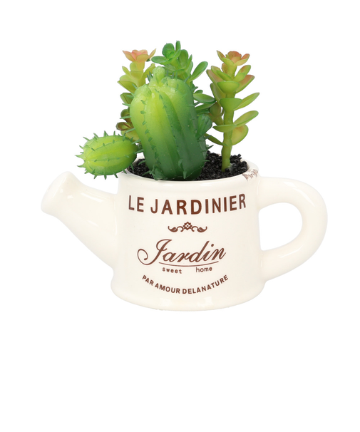 【当商品送料無料】光触媒 観葉植物 卓上 通販 じょうろ フェイクグリーン ミニ おしゃれ 造花 ギフト プチギフト 贈り物 かわいい 消臭 抗菌