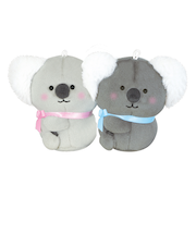 【当商品送料無料】ニコイチキーホルダー キーホルダー ぬいぐるみ 通販 ニコイチ マスコット 動物 ペア 磁石 ピタッとくっつく 手のひらサイズ