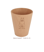 【当商品送料無料】ムーミン 食器 通販 木製 コップ カップ ストレートコップ L 北欧 MOOMIN 木製食器 キャラクター おしゃれ かわいい