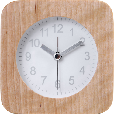 【当商品送料無料】TABLE CLOCK 置時計 ウッド 目覚まし時計 通販 置き時計 アラームクロック アラーム 天然木 目覚まし 木製 時計