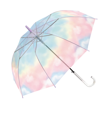 【当商品送料無料】ビニール傘 60cm ジャンプ傘 通販 長傘 雨傘 傘 カサ かさ ジャンプ グラデーション 大きめ ミルキートーン アンブレラ