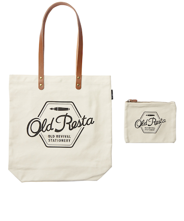 【当商品送料無料】Old Resta オールドリスタ トートバッグ ポーチ付き 通販 トートバック 持ち手 ポーチ B4 帆布 シンプル