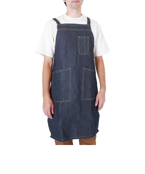 【当商品送料無料】エプロン おしゃれ 通販 デニム 保育士 大きいサイズ デニムエプロン 作業用 無地 ナチュラル メンズ レディース フリーサイズ