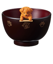 【当商品送料無料】お椀 おしゃれ かわいい 通販 しるワン 汁わん 汁椀 箸置き 食器洗浄機 乾燥機 お吸い物椀 電子レンジ対応 犬 味噌汁 スープ